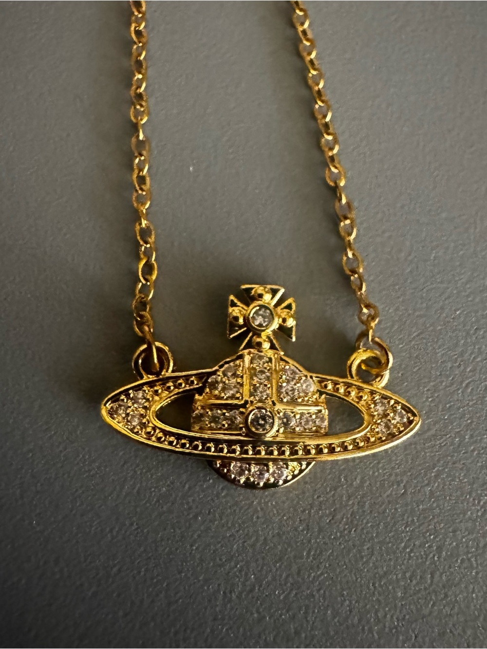 Vivienne Westwood inspired stainless steel Gold Necklace